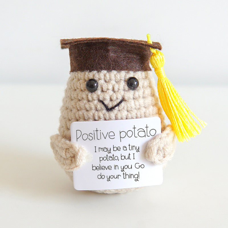 Crochet Amigurumi, Positive Potato/Cucumber/Mushroom/Apple/Lemon/Avocado