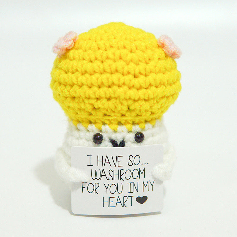 Crochet Amigurumi, Positive Potato/Cucumber/Mushroom/Apple/Lemon/Avocado