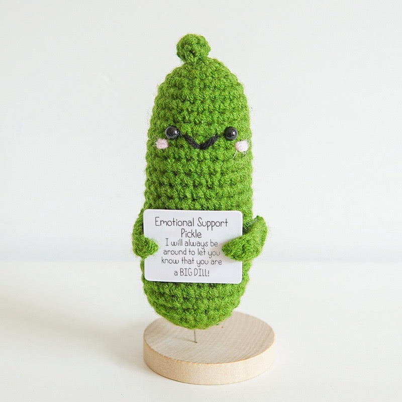 Crochet Amigurumi, Positive Potato/Cucumber/Mushroom/Apple/Lemon/Avocado