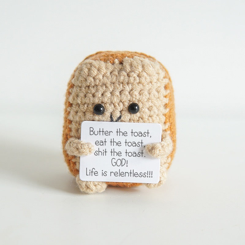 Crochet Amigurumi, Positive Potato/Cucumber/Mushroom/Apple/Lemon/Avocado