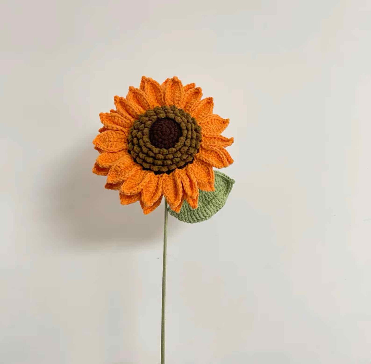 Crochet Sunflower Bouquet, Multiple Style Options