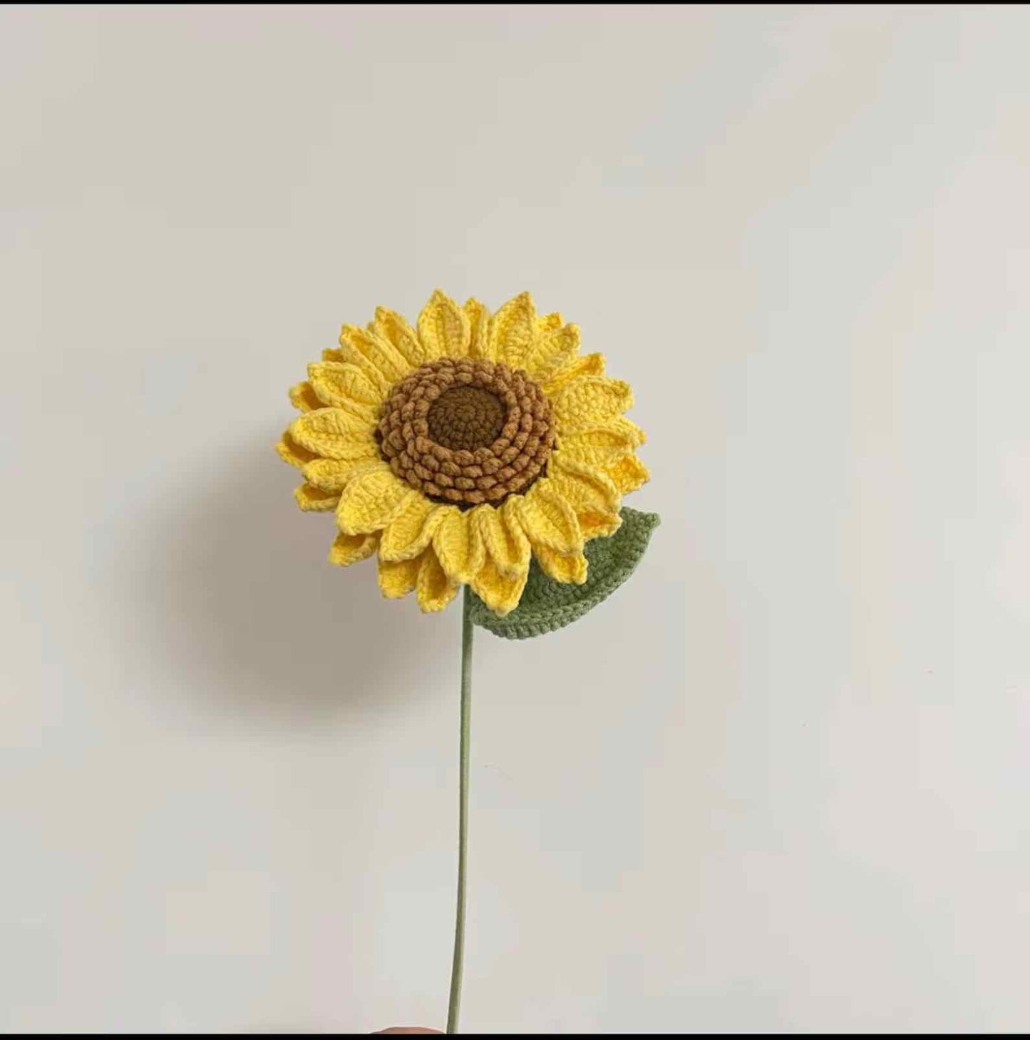 Crochet Sunflower Bouquet, Multiple Style Options