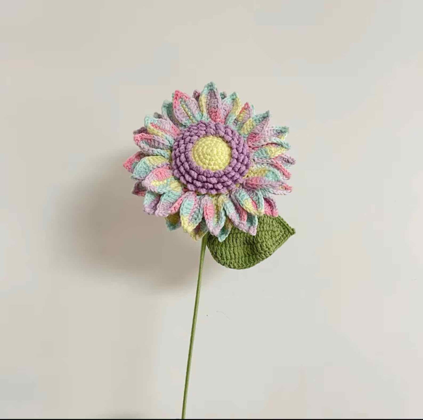 Crochet Sunflower Bouquet, Multiple Style Options