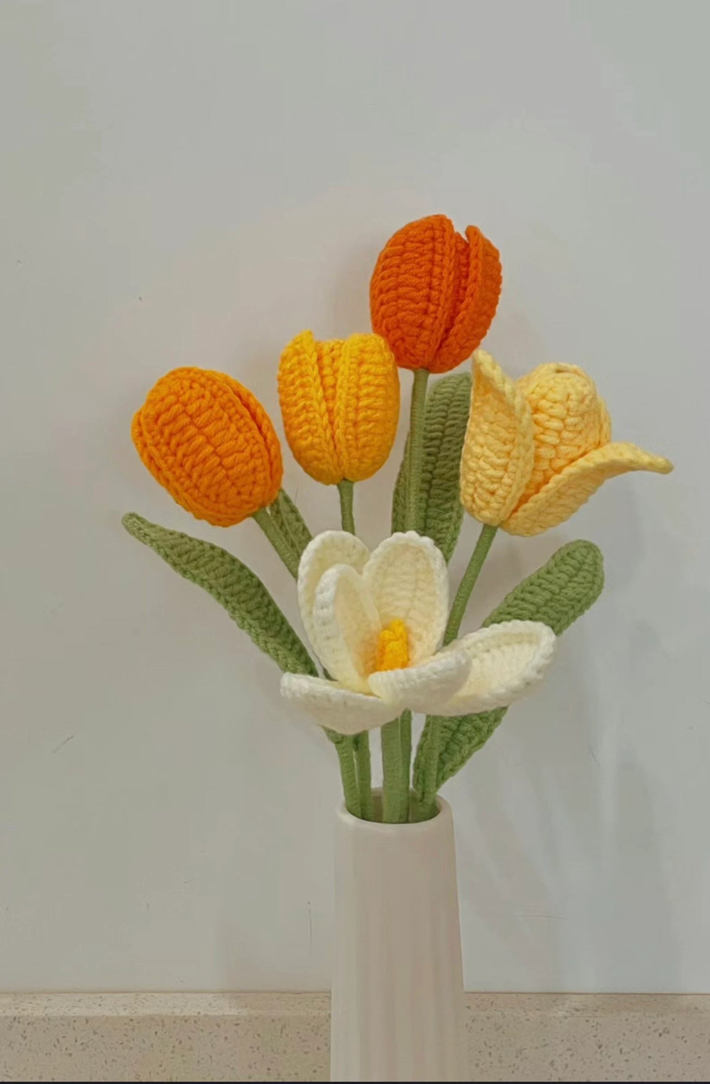 Best Crochet Tulip Flower Small-size Bouquet, Available in